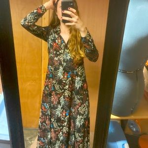 Floral empire Waist Dress Vintage vibes